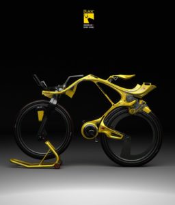 Außerirdisches Hybrid Bike gelandet