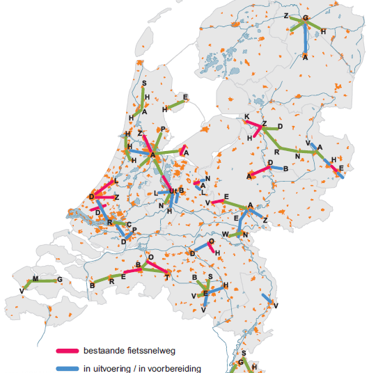 Radschnellweg | S-Pedelec - kaart