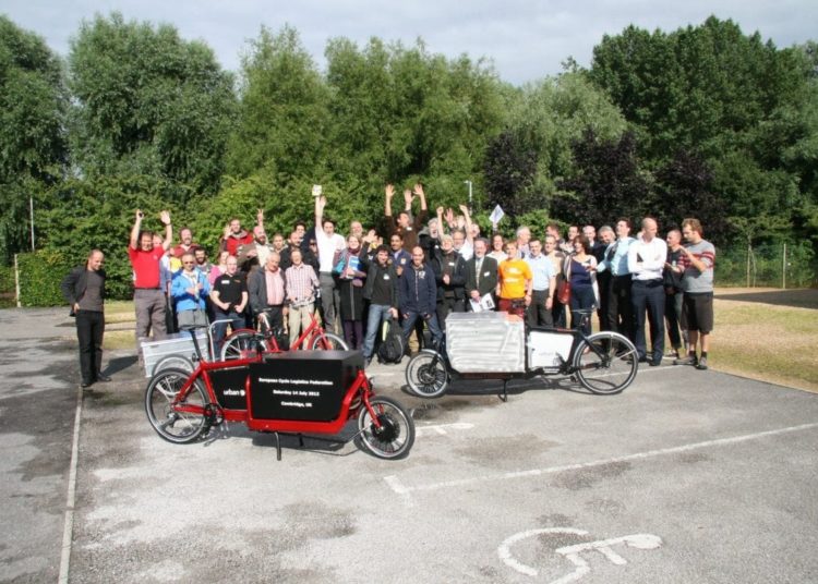 Gruppenfoto European Cycle Logistics Federation