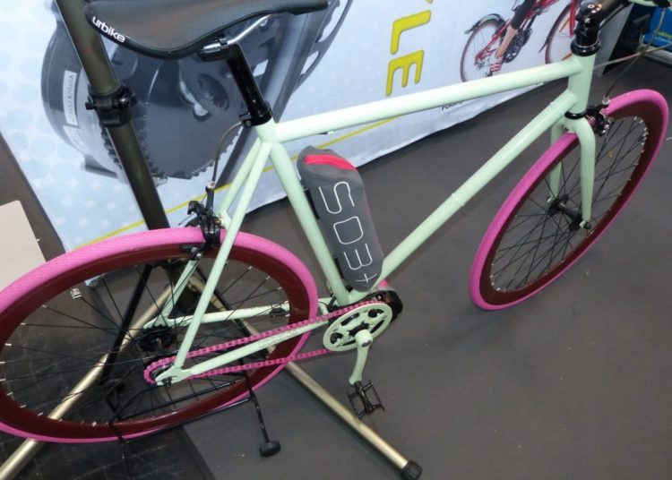 Sunstar ibike S03+ mit Akkutasche/ Foto: eBikeNews