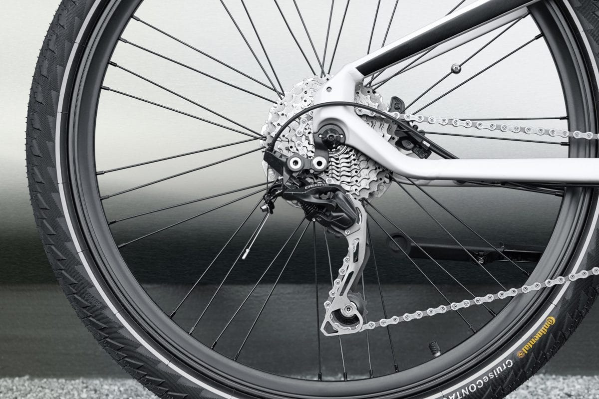 Hinterrad in BMW e-Bike Cruise 2014 / Foto: Bosch