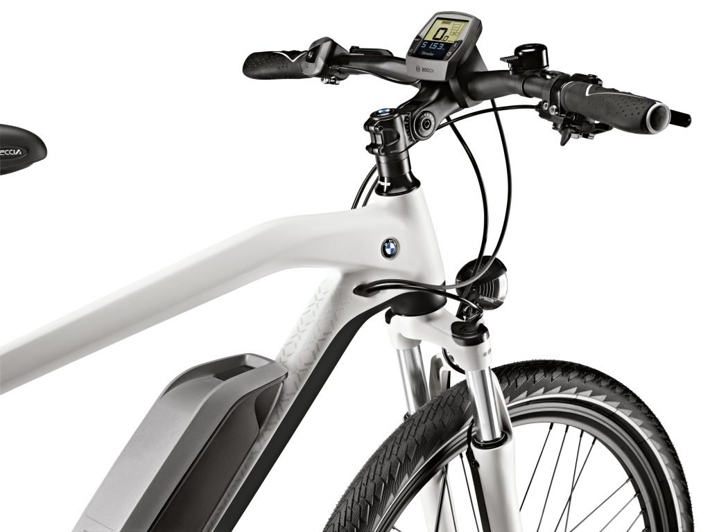 Lenker und Akku am BMW e-Bike Cruise 2014 / Foto: BMW