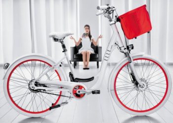 ELLE BY MATRA E-Bike mit Korb / Foto: Elle