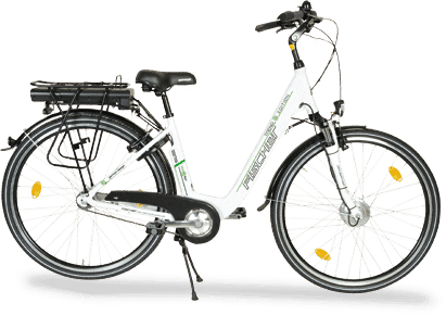 Fischer E-Bike wartet auf Regen