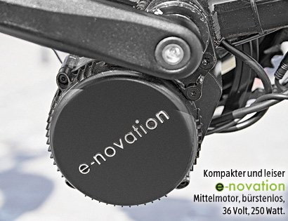 Mittelmotor im Aldi-E-Bike