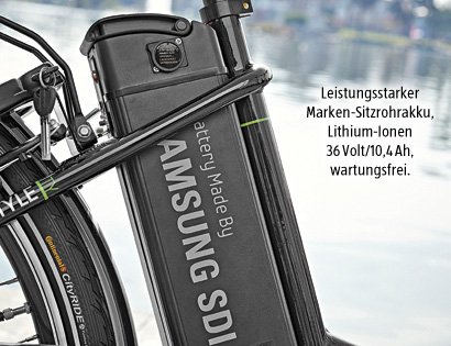 Akku des Aldi E-Bikes 2014