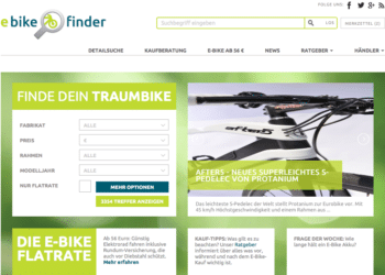 eBikeFINDER Suche