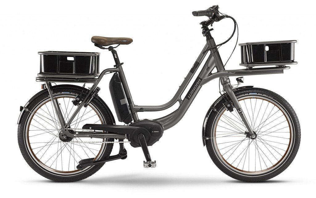 E-Bike Winora eLoad mit zwei Körben / Foto: Winora