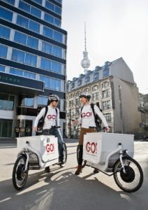 Logistik-Firma GO! Berlin setzt auf Lastenfahrräder mit Elektromotor
