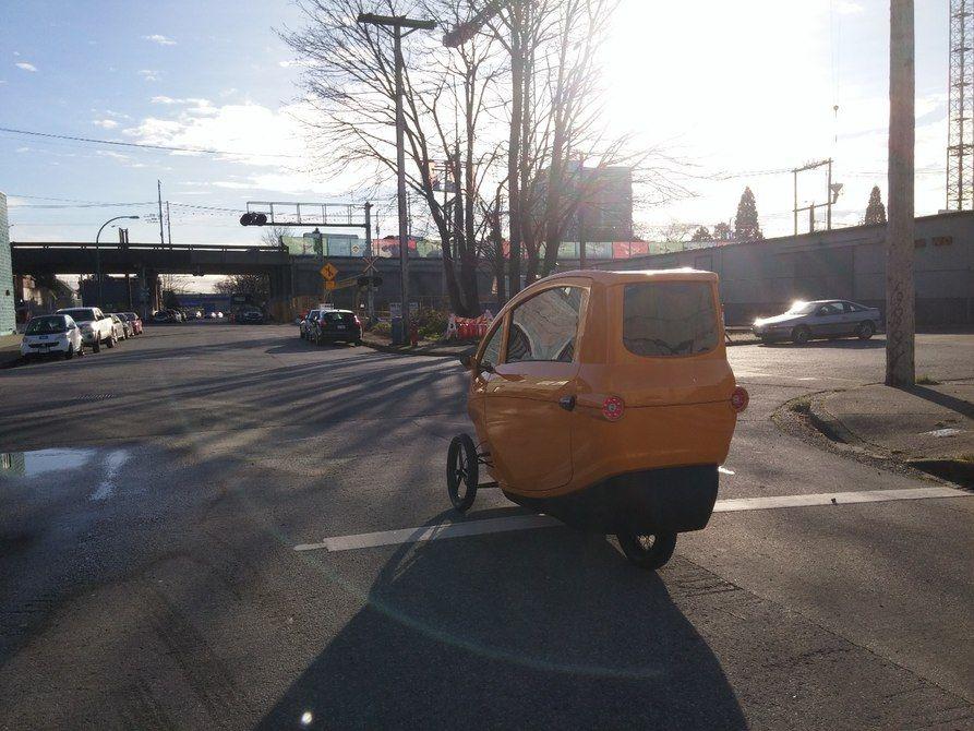 Veemo auf der Straße unterwegs