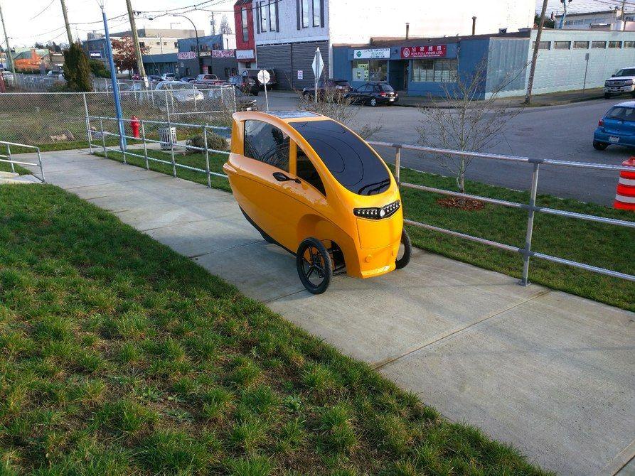 Veemo auf dem Radweg