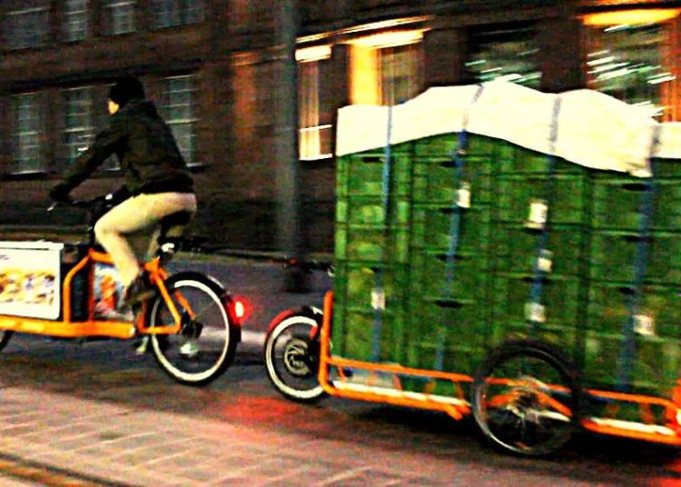 Auch im Dunkeln sicherer Transport mit e-Lastenrädern