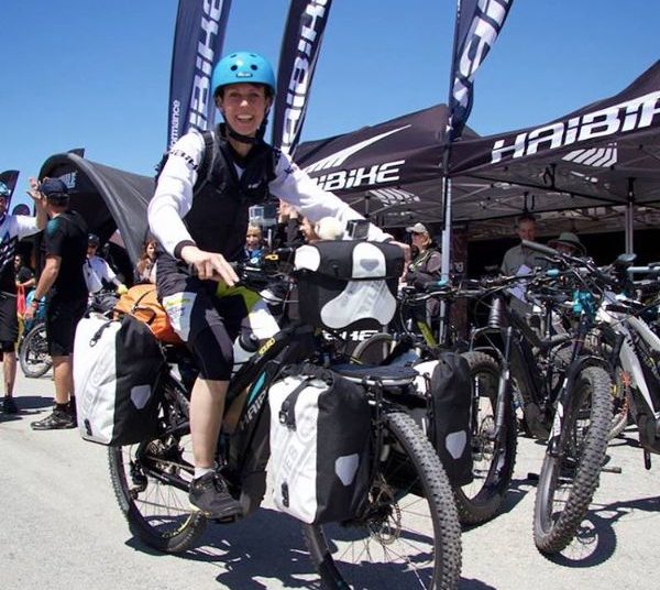Susanne Brüsch auf ihrem SDURO Haibike mit STePS Antrieb