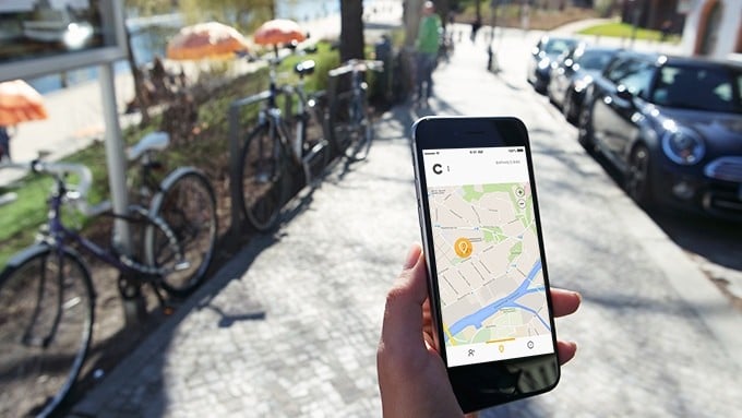 Fahrradschloss I lock it Smartphone-Tracking