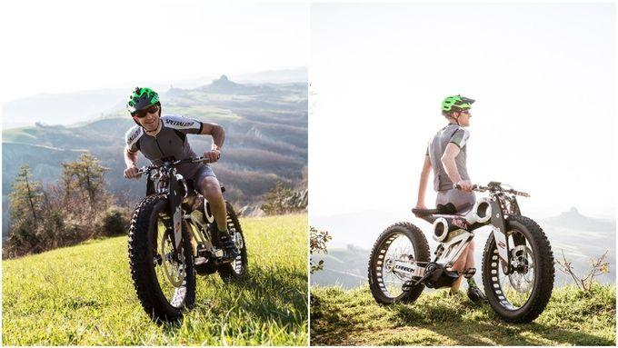 Moto Parilla Karbon SUV eBike in den Bergen