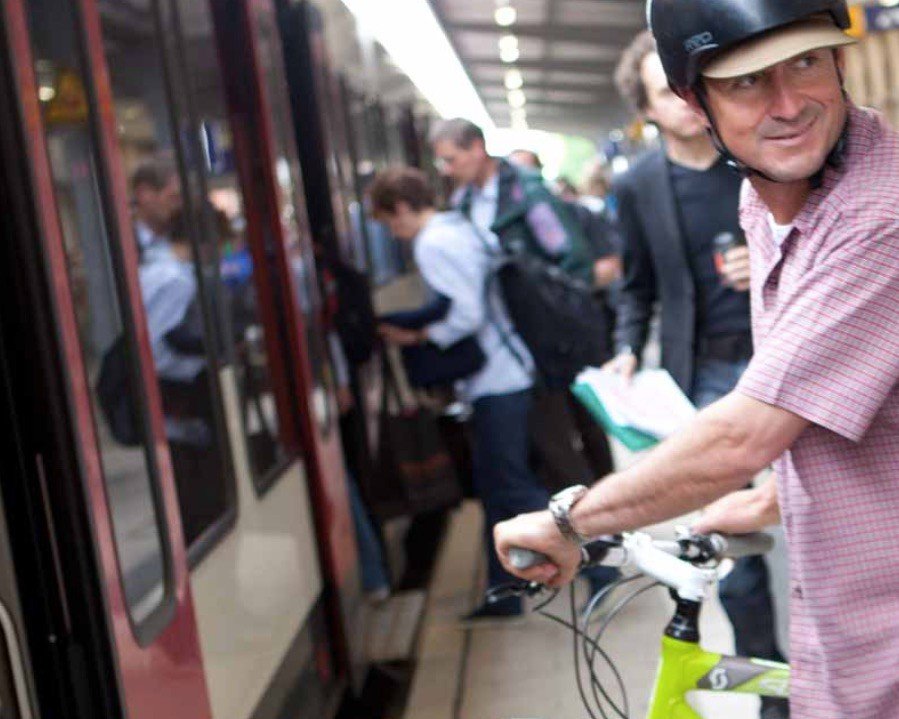 Umstieg auf eBike und Bahn
