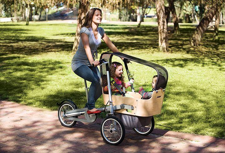 Taga 2.0 Family Bike on the road