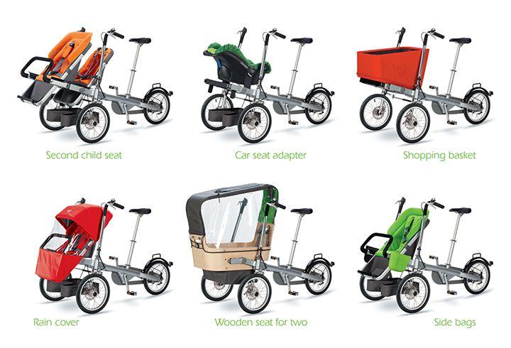 Varianten des Family Bike von Taga