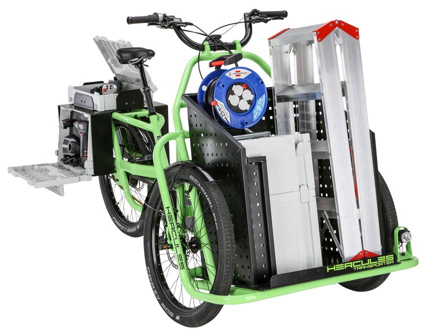 Hercules mit Elektro-Reparatur Beladung