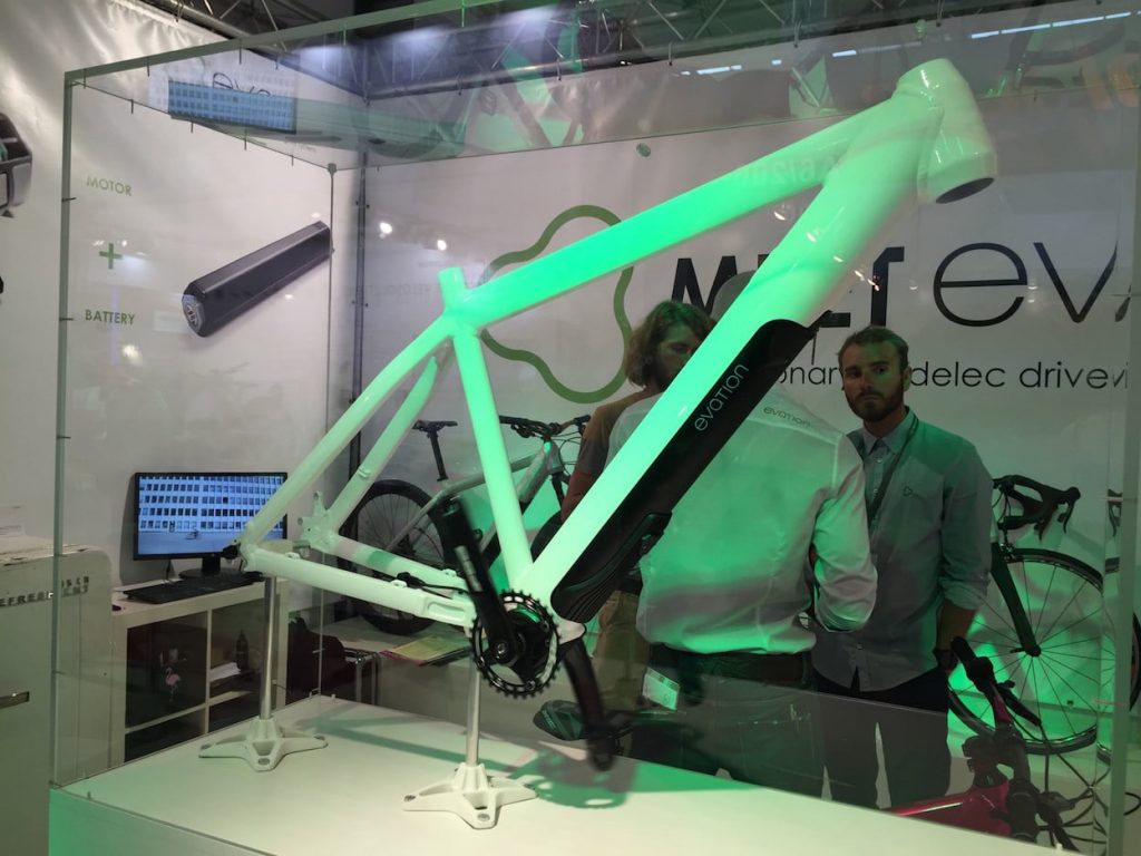 Fazua zeigt den Evation Elektro-Antrieb auf der Eurobike 2016.