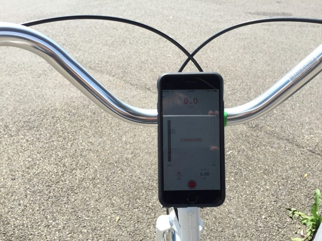Smartphone Steuerung für das Elektro-Rad Copenhagen Wheel