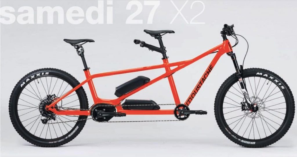 Moustache zeigt 2017 ein e-Tandem Mountainbike
