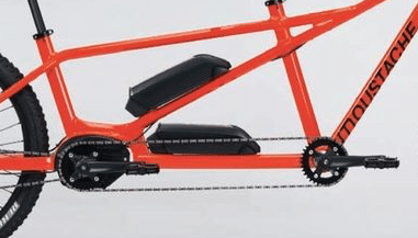 Detail Ansicht e-Tandem MTB Samedi 27 X2