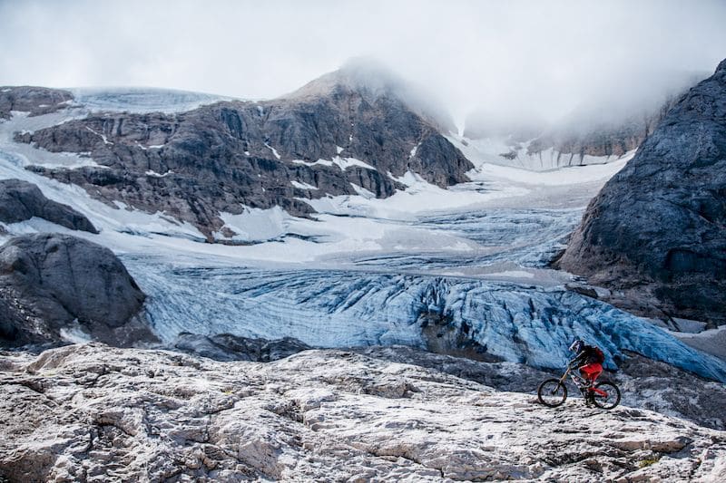 Schley erobert auf dem Rotwild G+ FS die Berge von Canazei