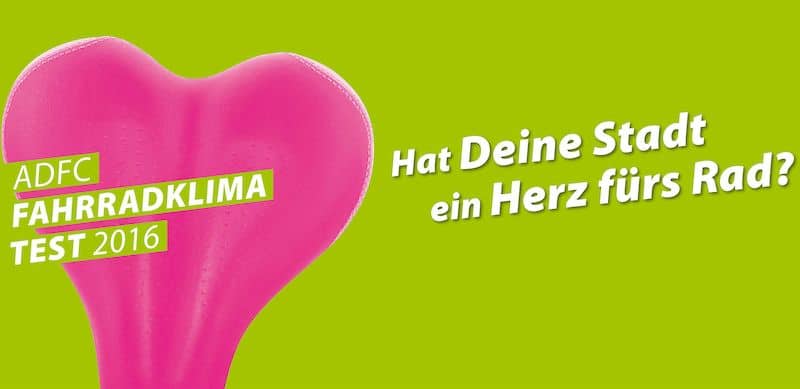 Fahrradklima-Test 2016 vom ADFC