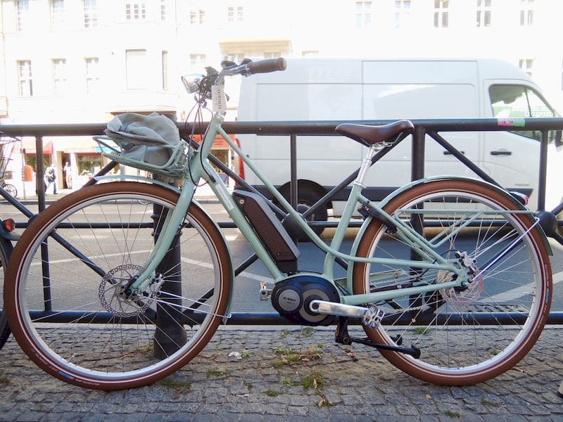 Marke der Miet Pedelecs noch unklar