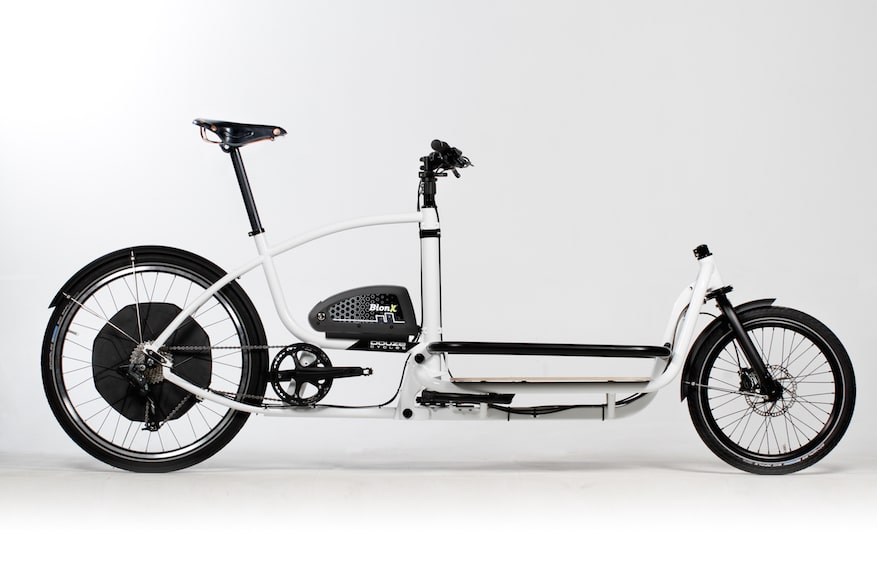 BionX Antrieb im Heck des Douze e-Lastenrad