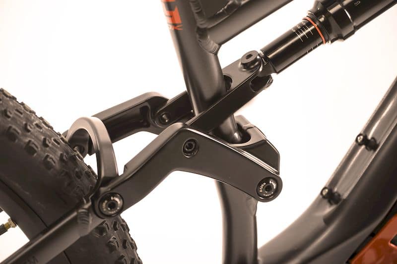 HInterrad-Dämpfung im MIG Thok e-Bike