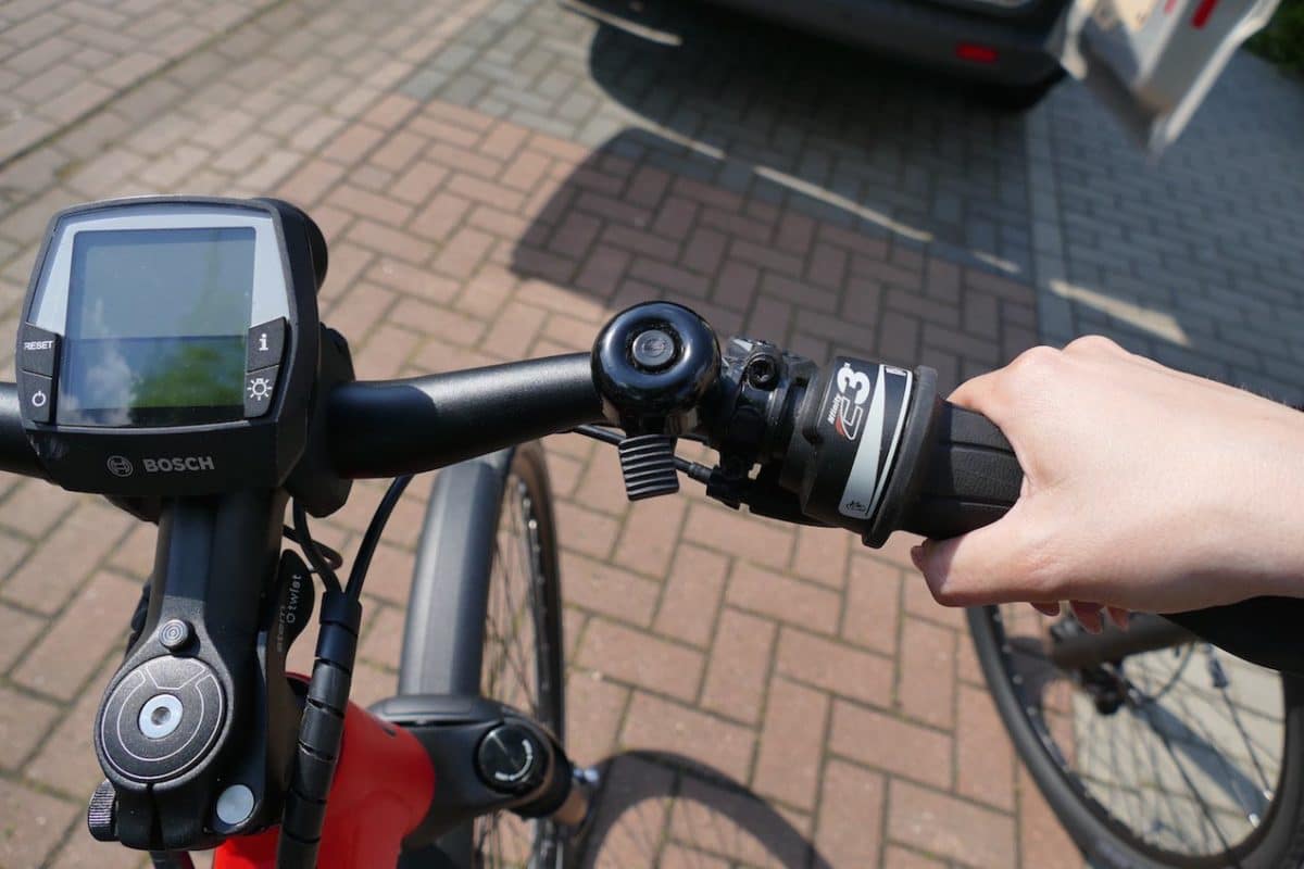 Lenker mit Drehgriff-Schaltung am UD1 e-Bike