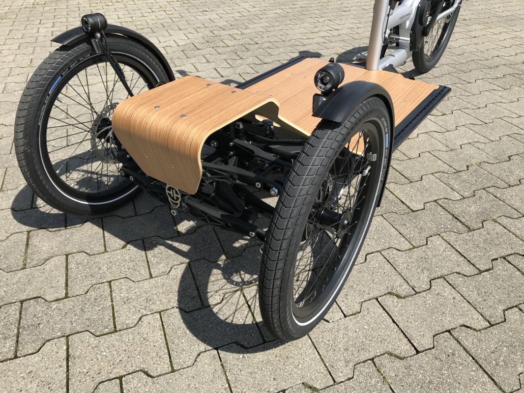 Sicht von Vorne auf CD1 Cargo e-Bike
