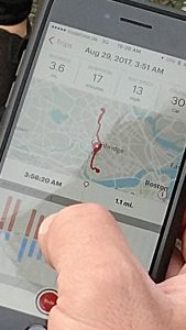 App zeigt Trip-Daten