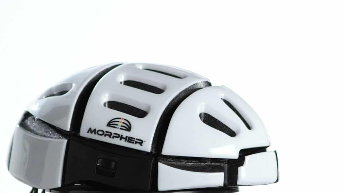 Morpher Falt-Helm Weiss