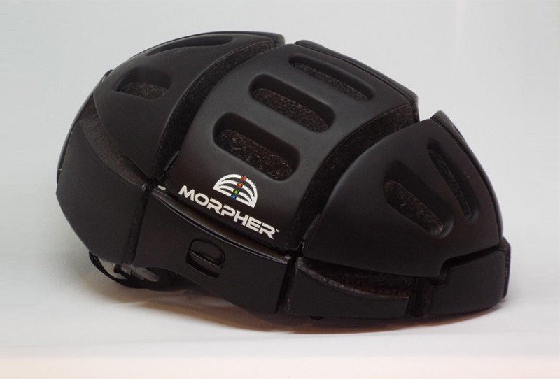 Morpher Falt-Helm in Schwarz _photocredit_morpher
