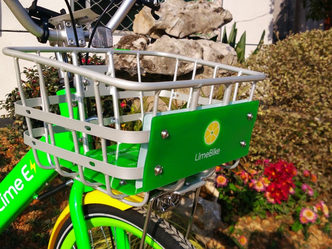CES 2018 LimeBike Lime E Bike IYOZ7862