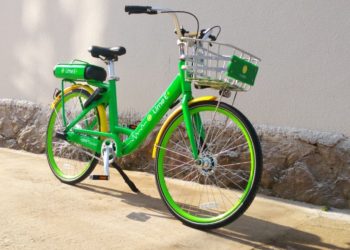 CES 2018 LimeBike Lime E Bike NDUL8248