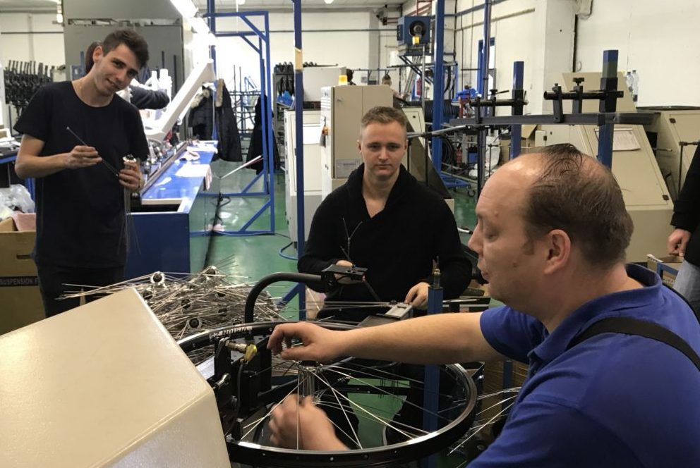 Gepida e-Bikes Produktion im Team