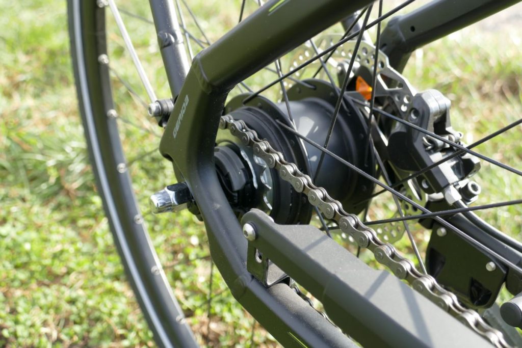 Gepida City e-Bike Test Reptilia Pro Nexus 8 Nabenschaltung