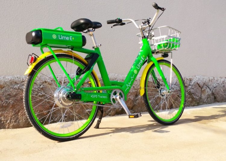 a e-Bike Leihsystem LimeBike Berlin