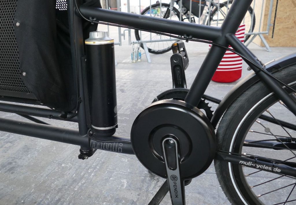 e-Lastenrad muli cycle mit Pendix Antrieb und Akku