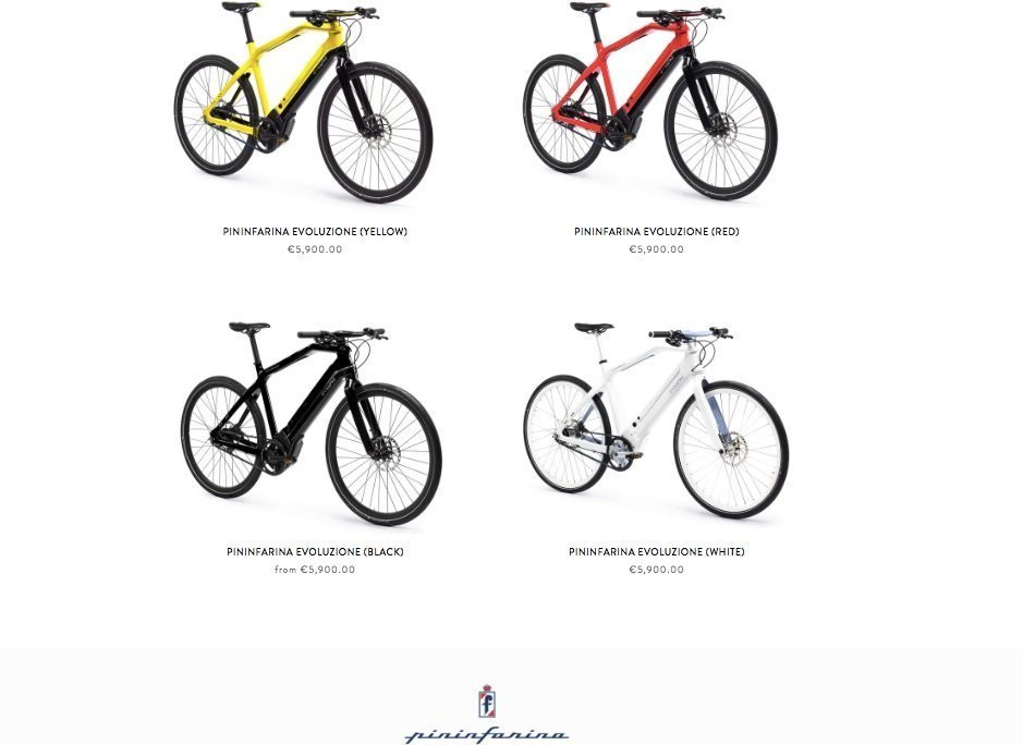 Pininfarina Evoluzione e-Bike im Webshop