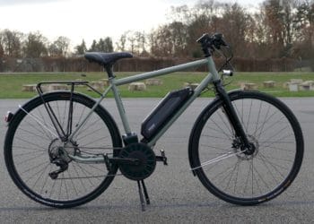 rethink@ City High Test e-Bike in Vollansicht