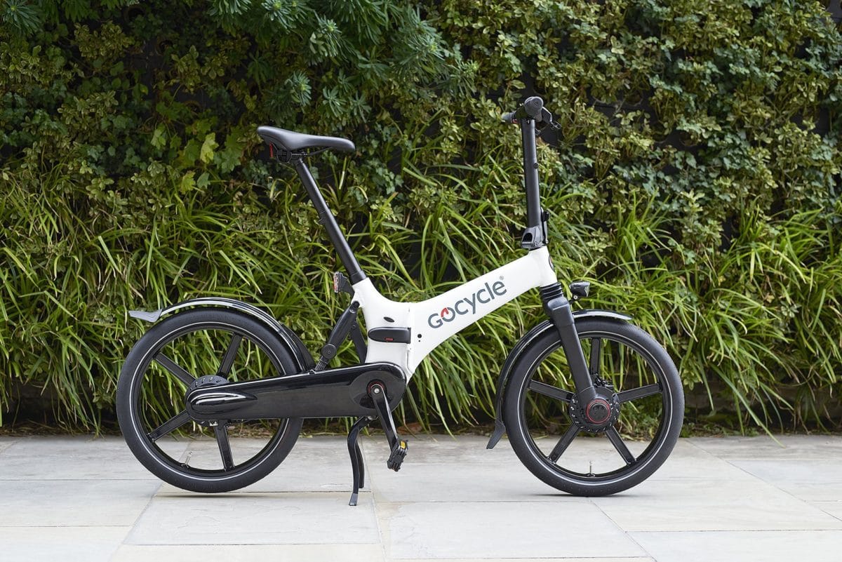 GoCycle GX weiß vor grün