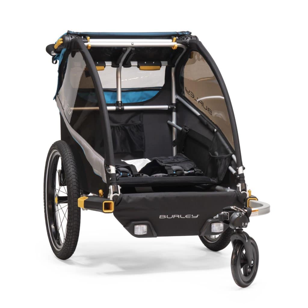 Burley | Fahrradanhänger | Kinderfahrradanhänger - Burley Kids DLite X Seat Down
