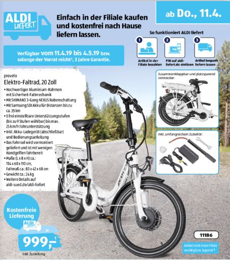 Aldi | Discounter - Aldi Süd Prospekt Provelo Nex 320