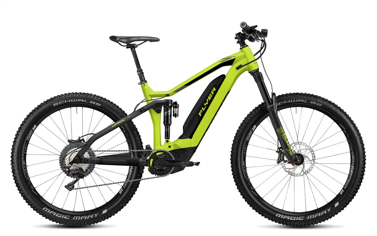 Flyer - FLYER E Bikes Uproc7 Fullsuspension 630 limegreenblack