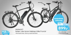Aldi Süd liefert E-Bike zu günstigem Preis